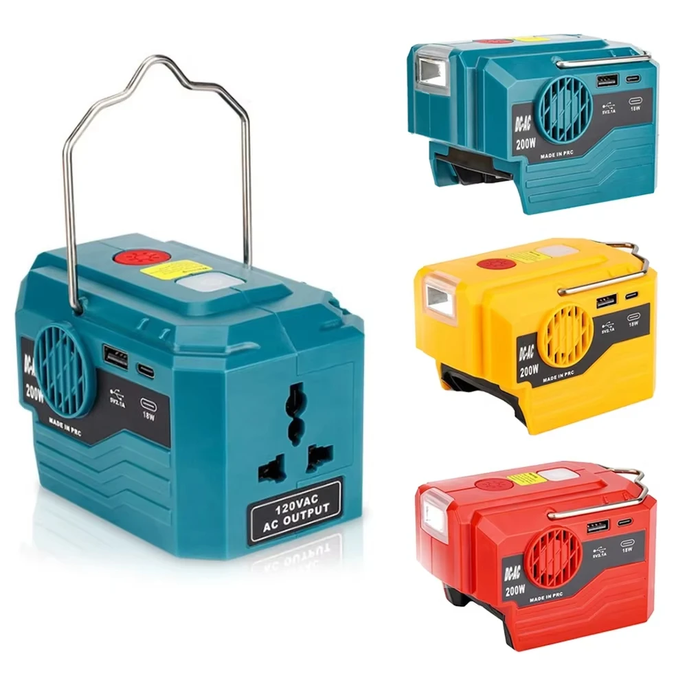 Outdoor Power Adapter Usb C - 200W Portable Power Inverter For Makita