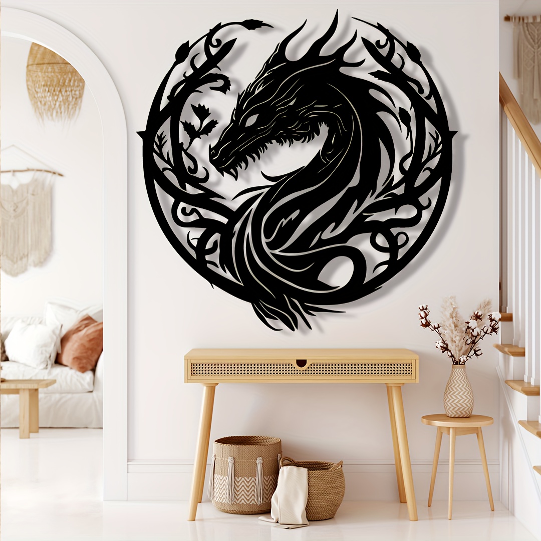 Ancient Zodiac Dragon Wall Art - огляд і ціна Outdoor Power Garage