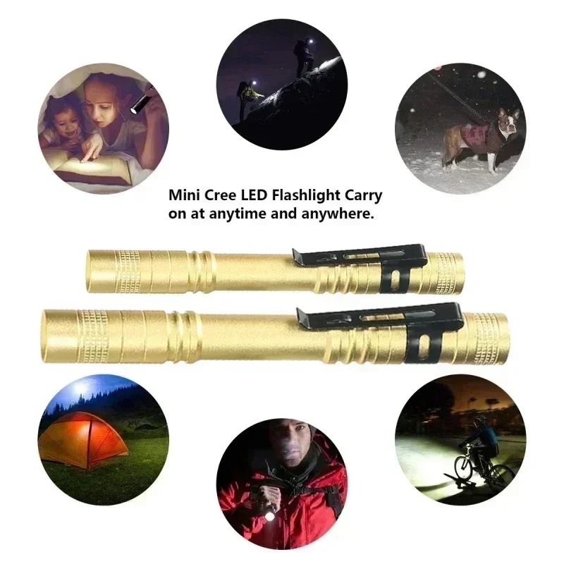 Mini Portable LED Pen Light wi - огляд і ціна Outdoor Power Lights