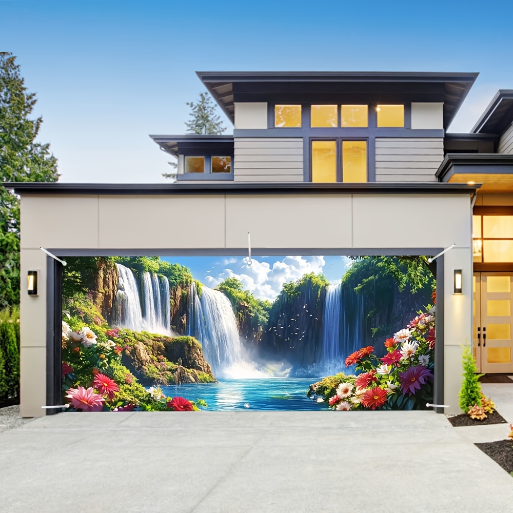 Elegant Waterfall & Floral Gar - огляд і ціна Outdoor Power Garage