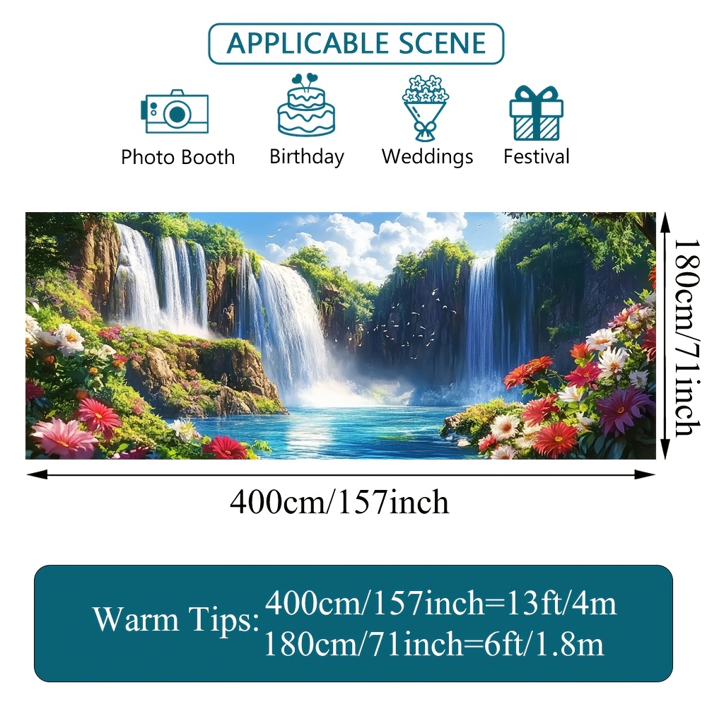 Elegant Waterfall & Floral Gar - огляд і ціна Outdoor Power Garage