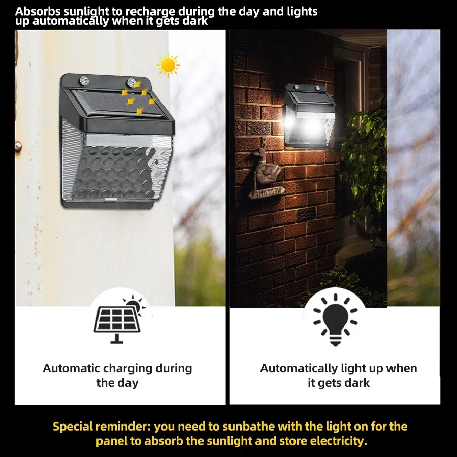 LED Solar Light PIR Motion Sen - огляд і ціна Outdoor Power Lights