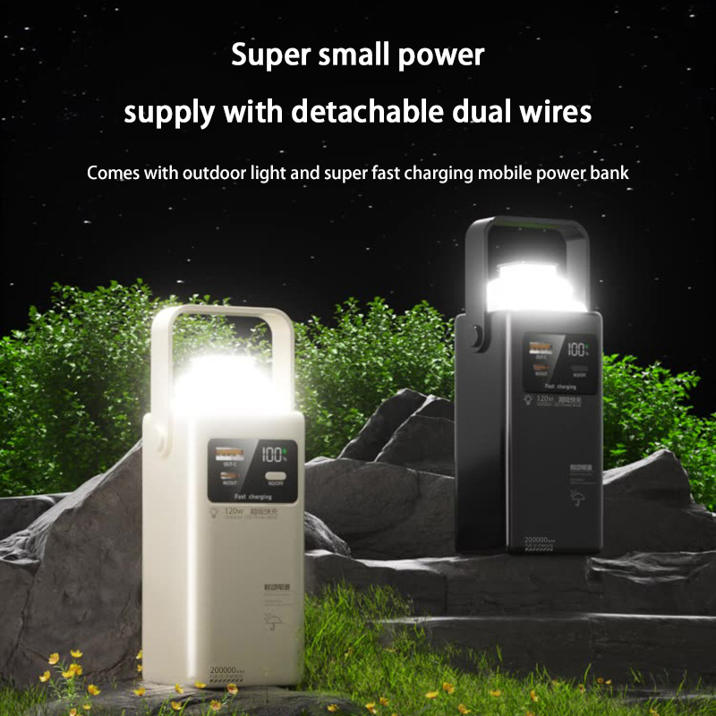 120W Power Bank 200000mAh Larg - огляд і ціна Outdoor Power Adapter Usb C