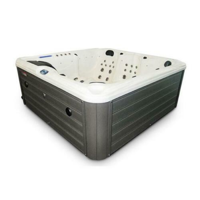 6-Seater Outdoor White Marble  - огляд і ціна Outdoor Power For Hot Tub