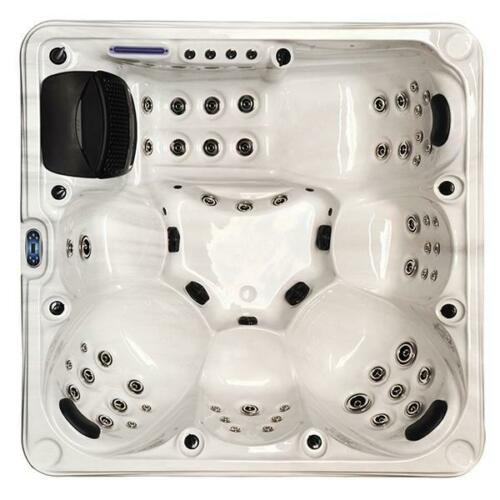 6-Seater Outdoor White Marble  - огляд і ціна Outdoor Power For Hot Tub