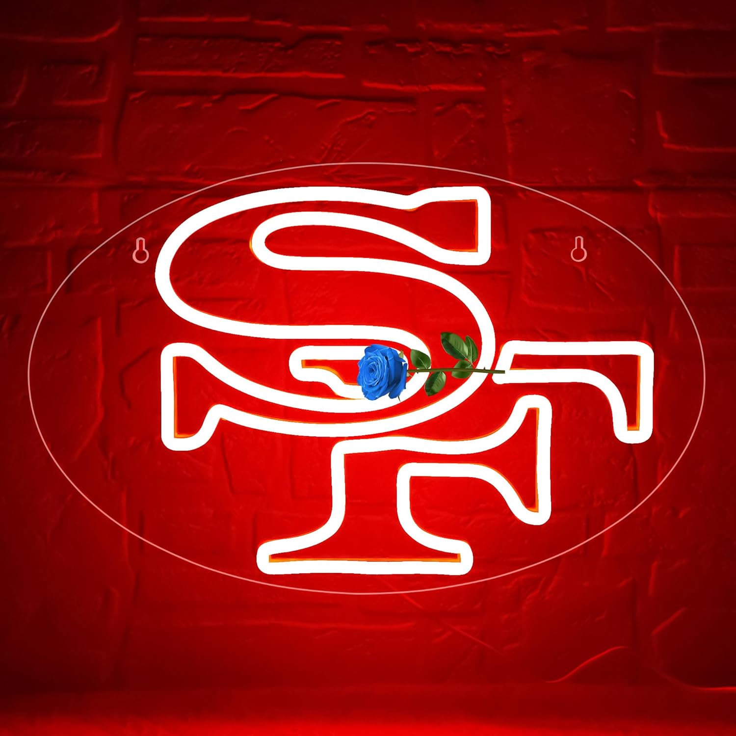Football Neon Sign Art Wall Li - огляд і ціна Outdoor Power Garage