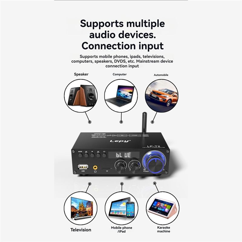 Lepy LP-T2 Hifi Audio Amplifie - огляд і ціна Outdoor Power Garage