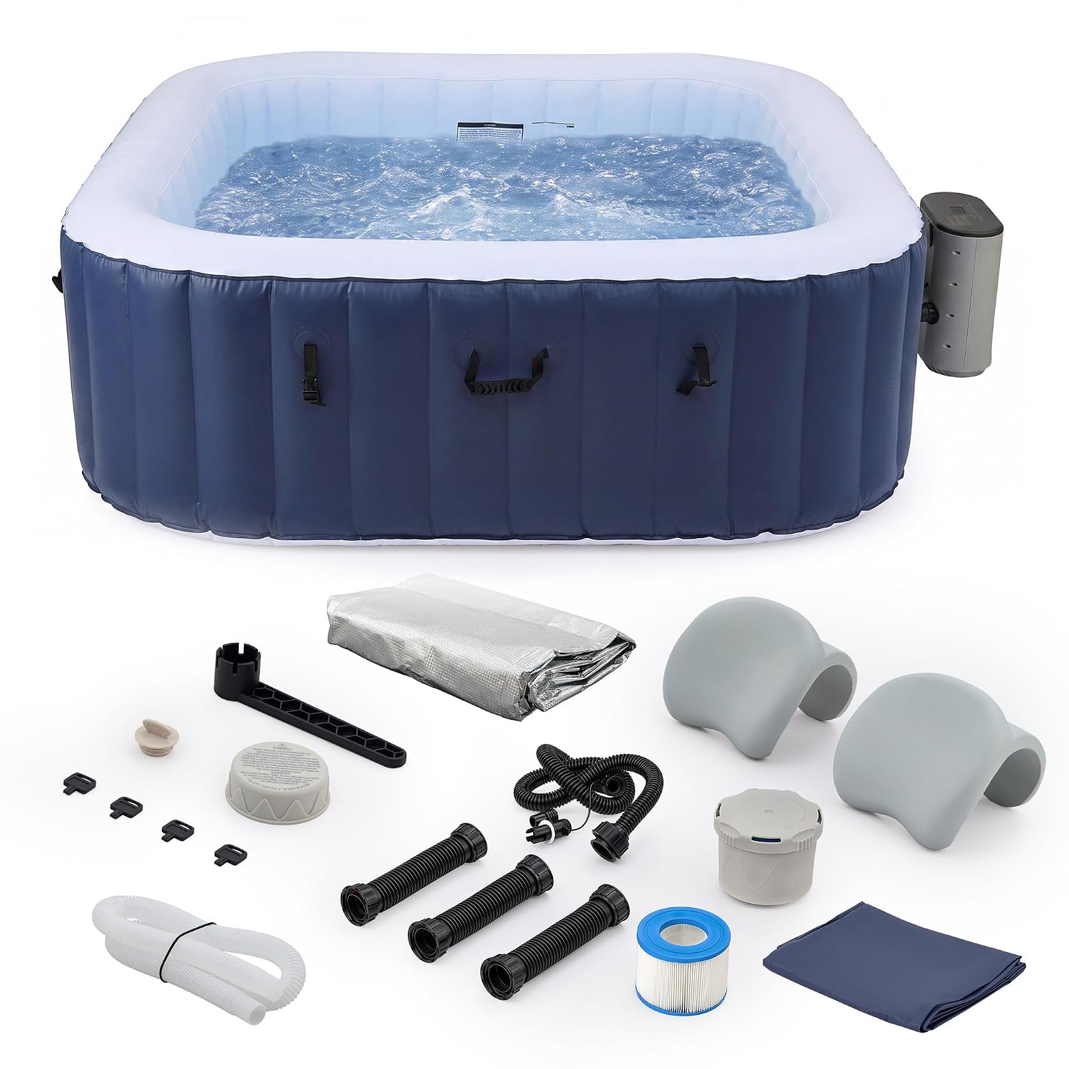 6.5ft Inflatable Hot Tub, 6-Pe - огляд і ціна Outdoor Power For Hot Tub
