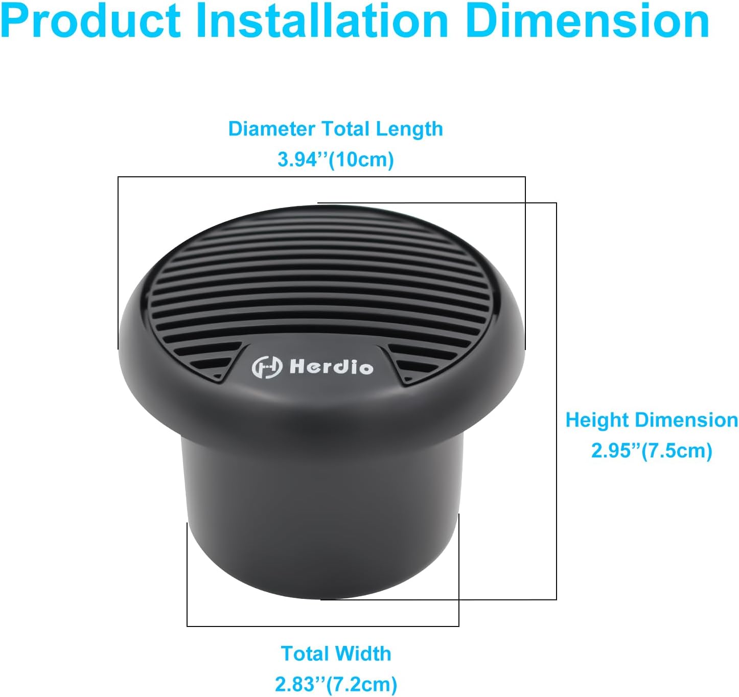 Herdio 2PCS 3'' Bluetooth Mari - огляд і ціна Outdoor Power For Hot Tub