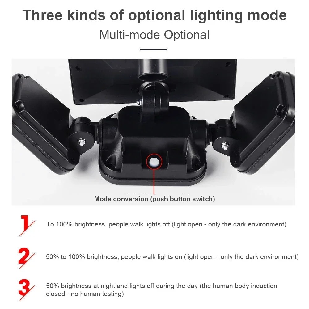 3 Mode LED Solar Light PIR Mot - огляд і ціна Outdoor Power Garage