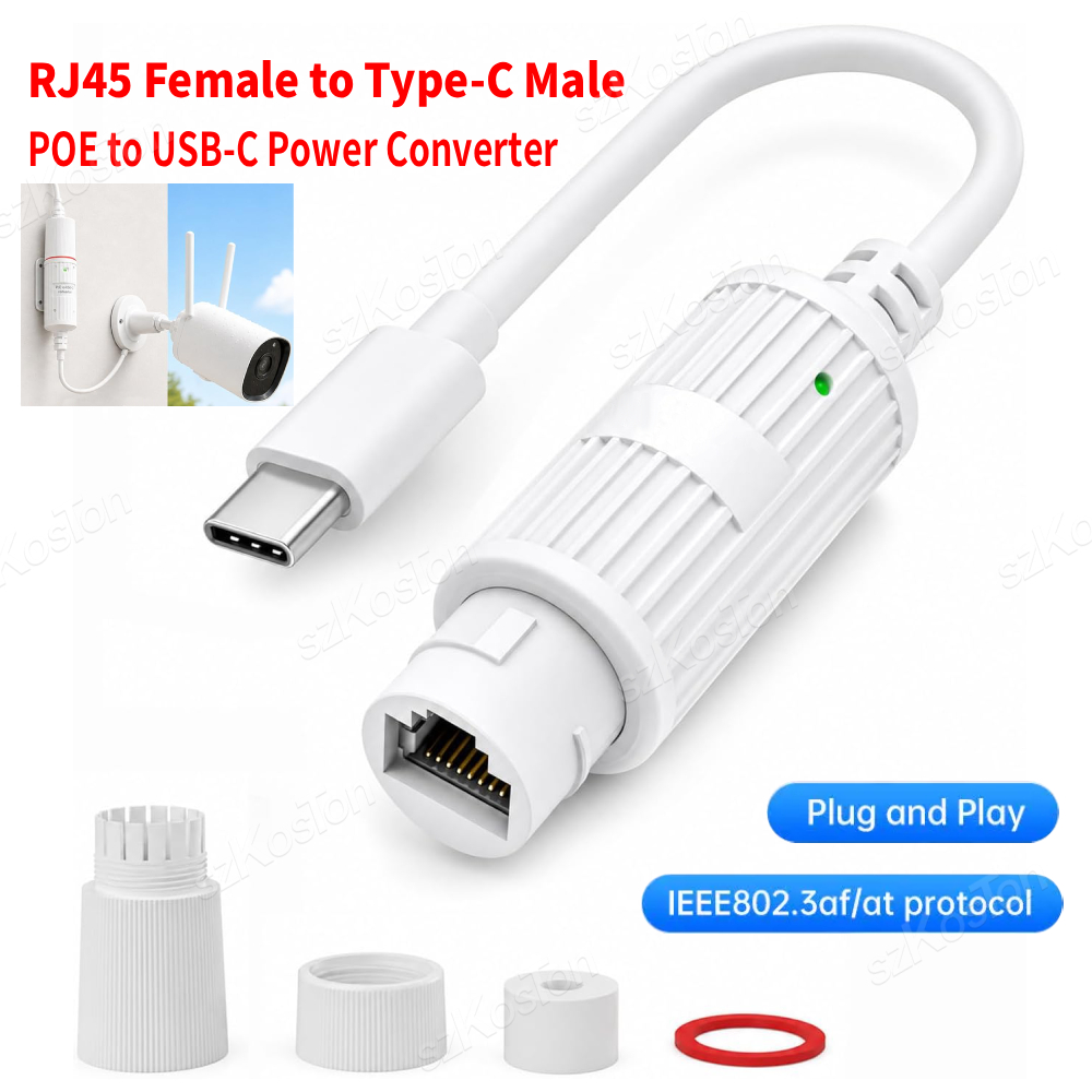 POE to USB-C Power Converter R - огляд і ціна Outdoor Power Adapter Usb C