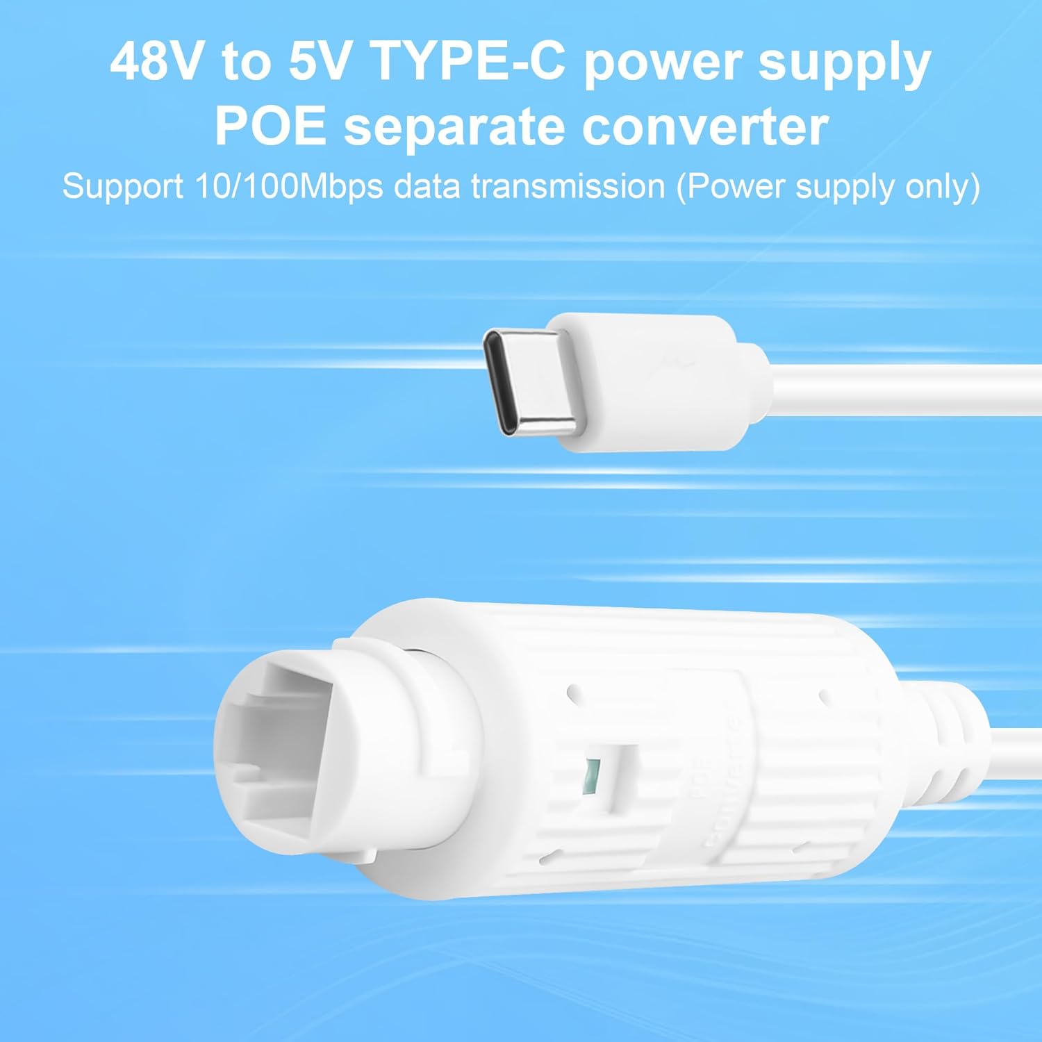 POE to USB-C Power Converter R - огляд і ціна Outdoor Power Adapter Usb C