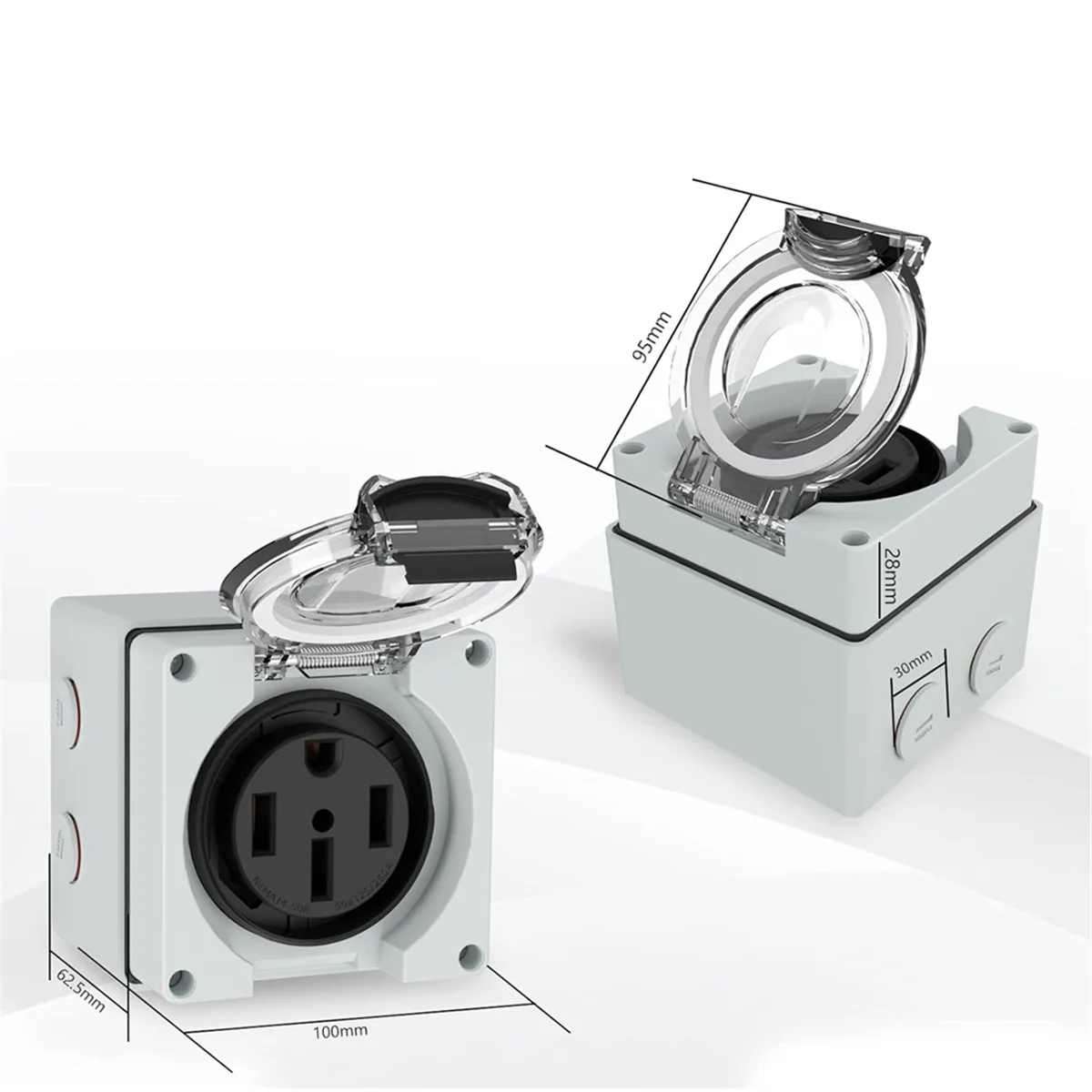 Power Outlet Box, 125/250Volt  - огляд і ціна Outdoor Power Receptacle