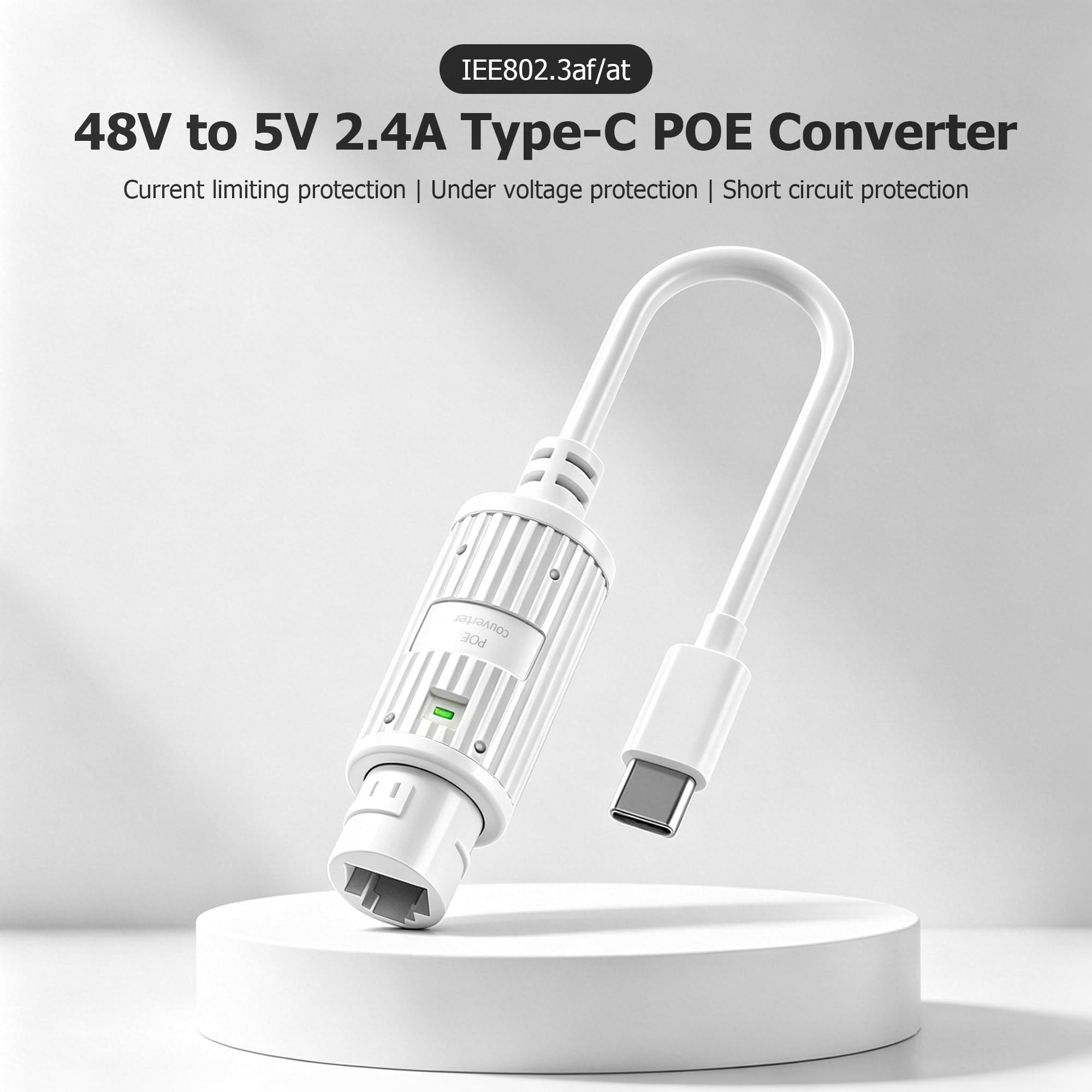 POE to USB-C Power Converter O - огляд і ціна Outdoor Power Adapter Usb C