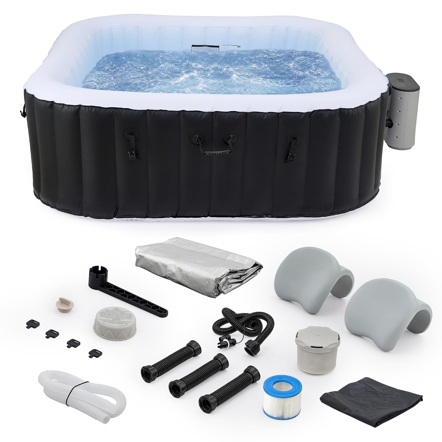 6.5ft Inflatable Hot Tub, 6-Pe - огляд і ціна Outdoor Power For Hot Tub