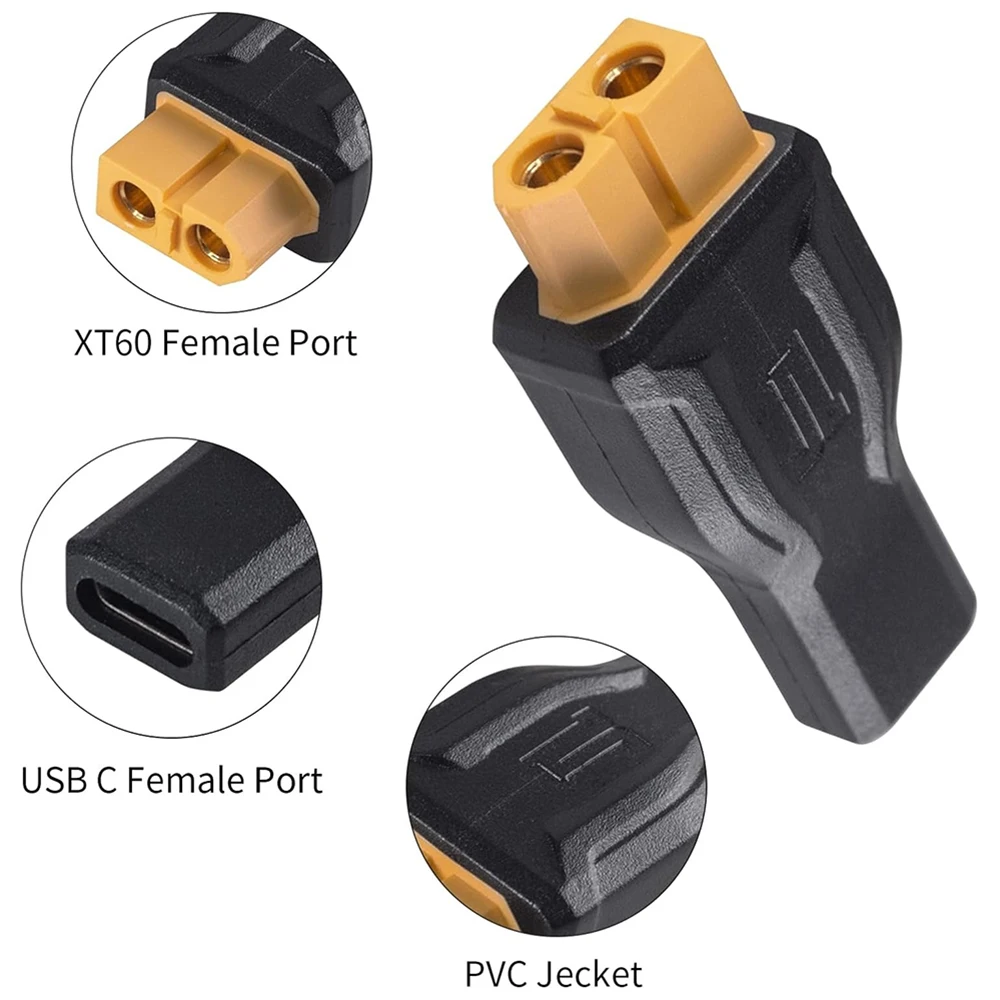 USB C to XT60 Adapter Converte - огляд і ціна Outdoor Power Adapter Usb C