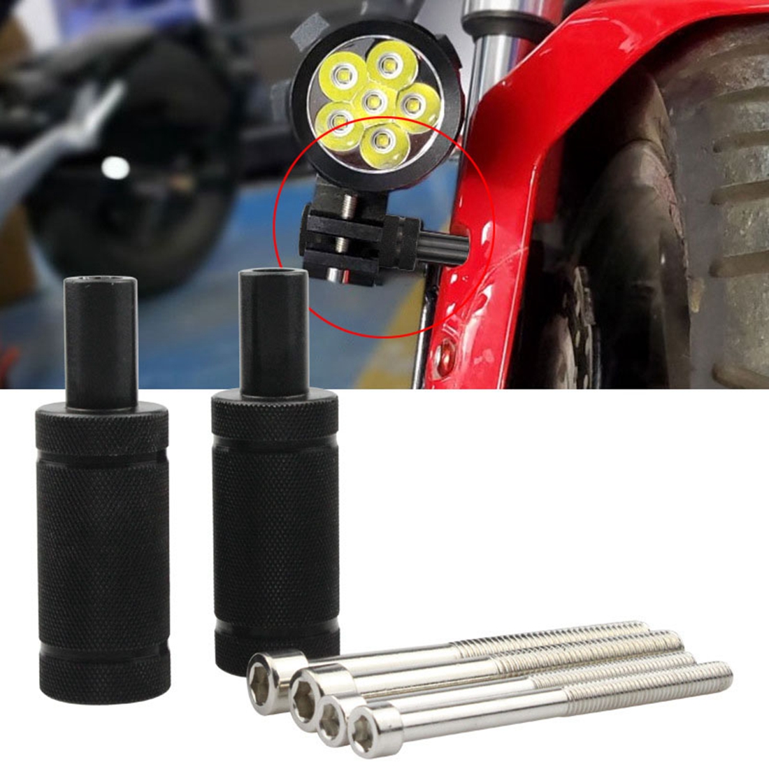 Motorcycle Headlight Mount Hol - огляд і ціна Outdoor Power Xtreme