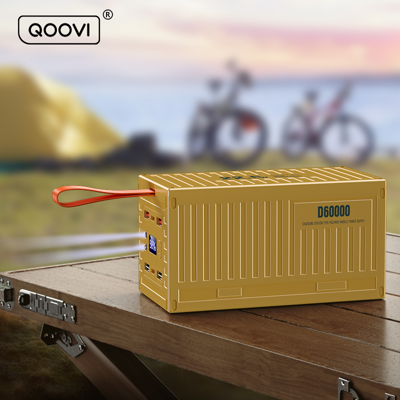 QOOVI 60000mAh Power Bank 22.5 - огляд і ціна Outdoor Power Adapter Usb C